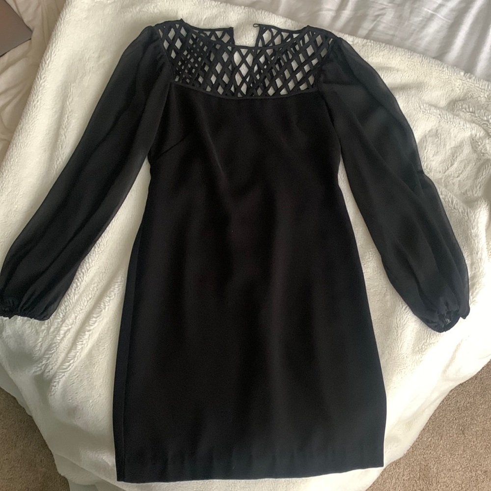 WHBM Mini Black Dress